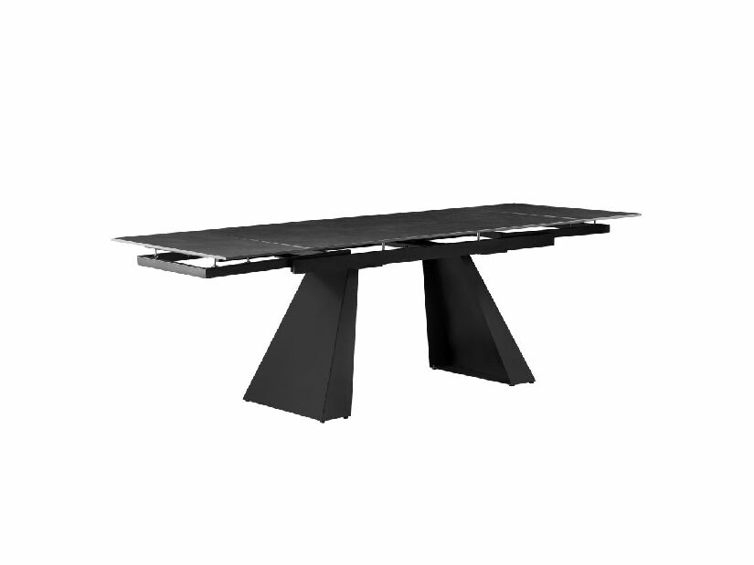 Széthúzható étkezőasztal 160 SALAD (grafit + fekete ) (6-8 fő részére)