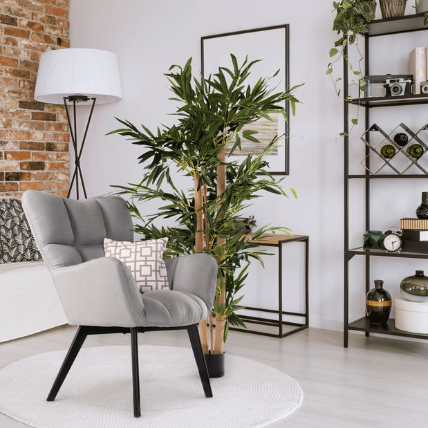 Relaxačné kreslo Fonndy (sivá)