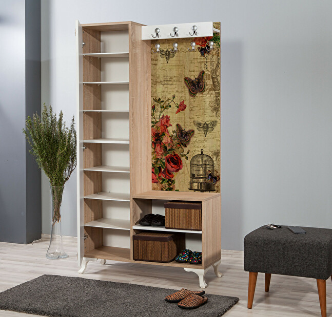 Mobilier hol Ivonne 734 (Stejar sonoma)