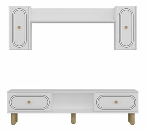 Obývacia stena Polena (biela)