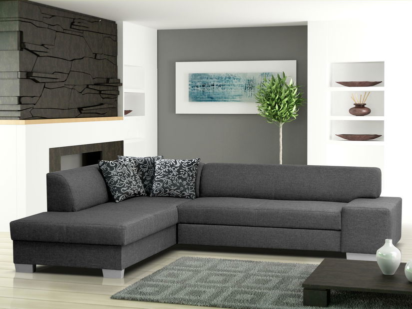 Rohová sedačka Pinea (sivá) (L) *výpredaj