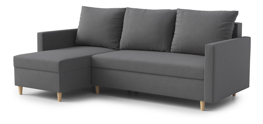 Rohová sedacia súprava Ronaldo (L) (sivá)