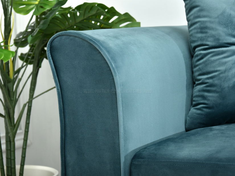 Kétszemélyes kanapé Lirica (fekete)