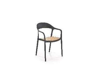 Kerti szék  Karo (fekete + természetes)