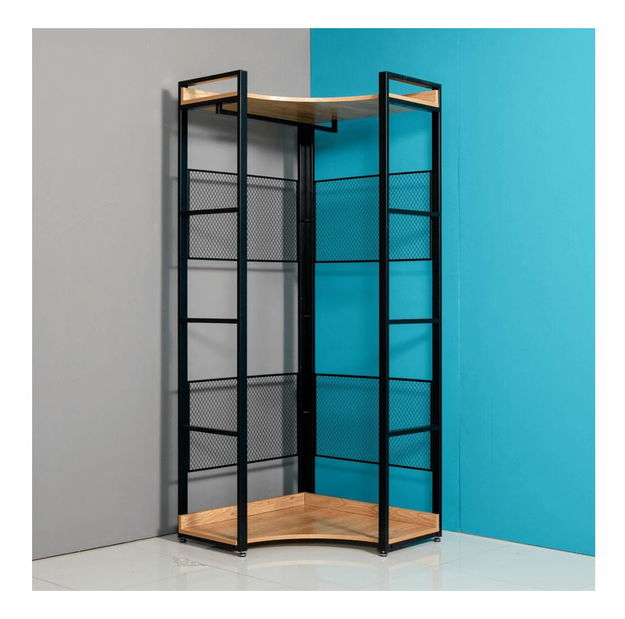 Raft KILOM (acacia + negru)