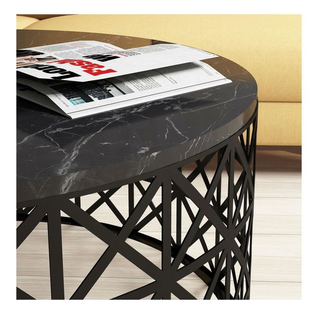 Dohányzóasztal Vutada (fekete)