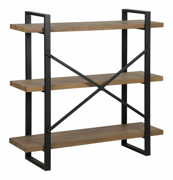 Regál Timboon 3P (tmavé drevo)