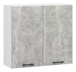 Felső konyhaszekrény Organo W 80 (fehér + beton)