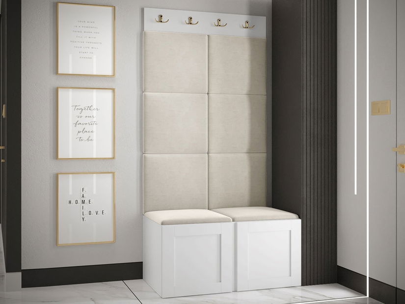 Mobilier hol Torro IV (alb + bej)