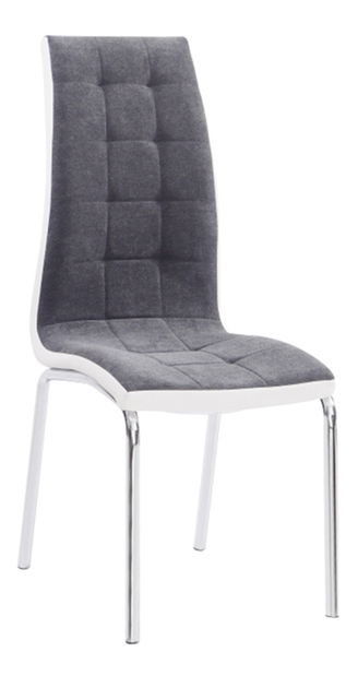 Blagovaonska stolica Gernada new (tamnosiva + bijela) 