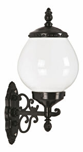Vanjska zidna svjetiljka Devina (crna + bijela)