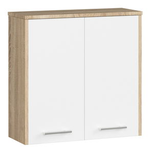 Dulap de baie suspendat Farid TYP5 (Stejar sonoma + Alb)