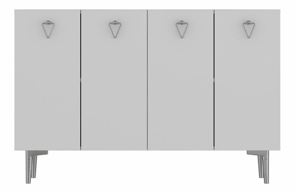 Skrinka Leya (biela + strieborná)