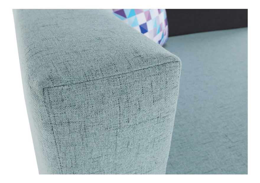 Canapea Belanna (Mentol + gri)