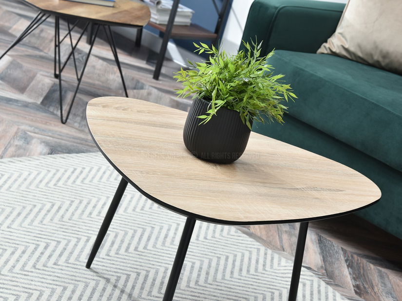 Stolić za kavu Rossi Zest Xl (sonoma + crna)