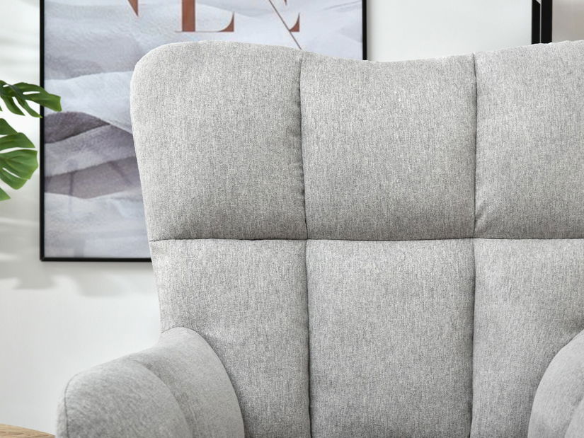 Kreslo Kikino X (sivá + čierna)