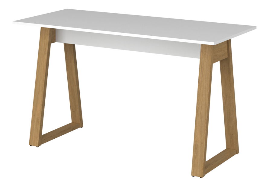 Masă PC Nickole 140 (alb + Stejar pietros)