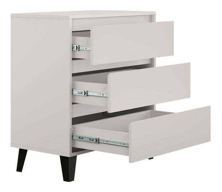 Comodă Brisas 2 (cashmir + negru) 