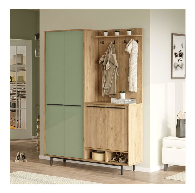 Panou hol Opuntia 1 (Stejar + Verde) 