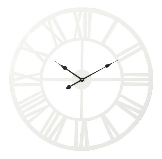 Hodiny Jolipa Nástenné (80x5x80cm) (Biela)