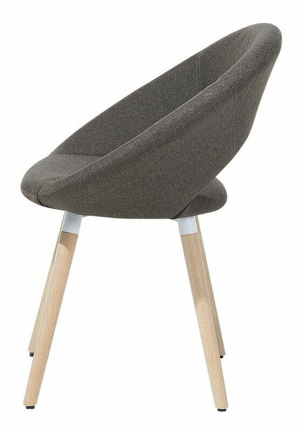 Set 2 buc. scaune pentru sufragerie Roslav (maro deschis)