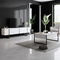 Set mobilier living Luna 2 (alb + negru)