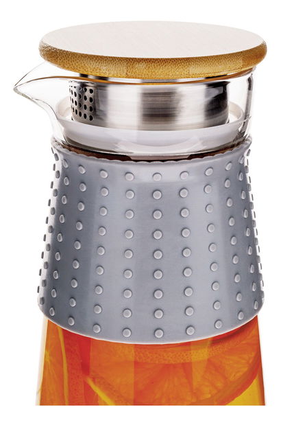 Carafă de apă cu capac și sită 1200ml Glaza 