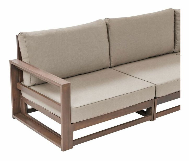 Set mobilier de grădină Timza (mahon hnedé drevo)