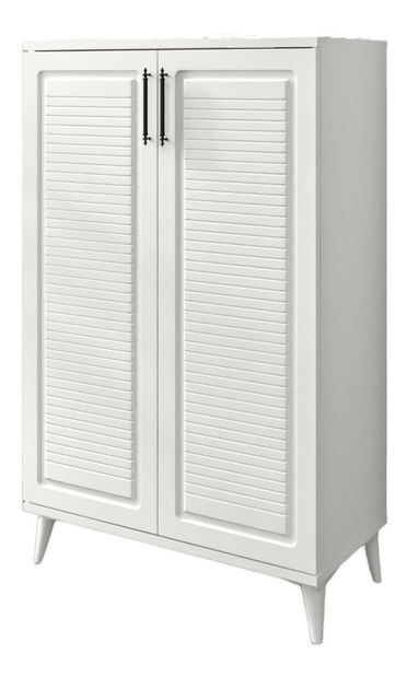 Botník (skrinka na topánky) Vokoko (biela)