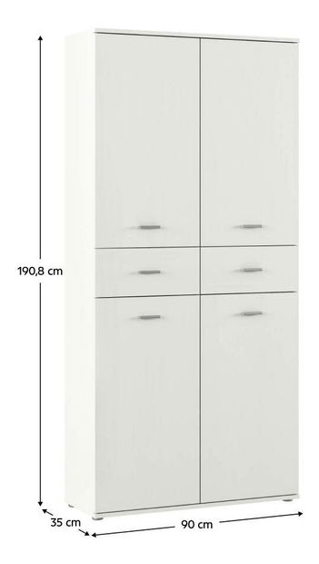 Pantofar (dulap pantofi) Variacion (alb) 
