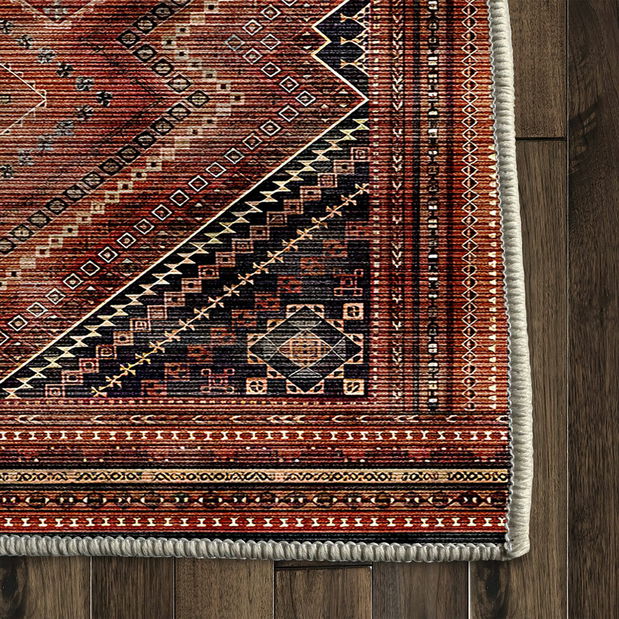 Covor 140 x 220 cm Kecke 56 (roșu închis)