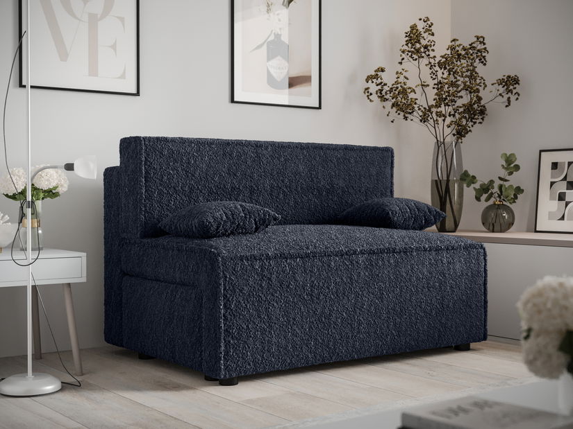 Pohovka dvojsedačka Mirage (tmavomodrá)