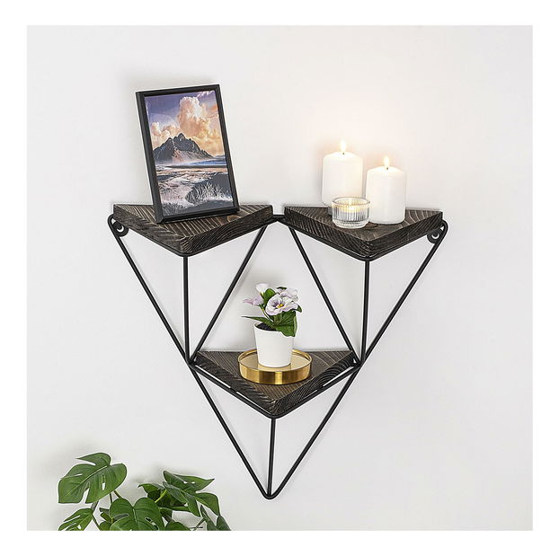 Raft Devako (negru + Nuc închis) 