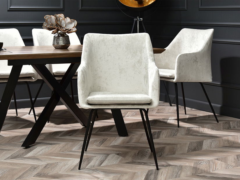 Jedálenská stolička Duplica (zlatá)