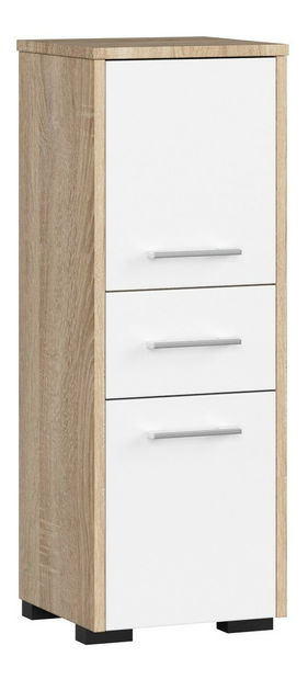 Dulap pentru baie Farid TYP6 (stejar sonoma + alb)