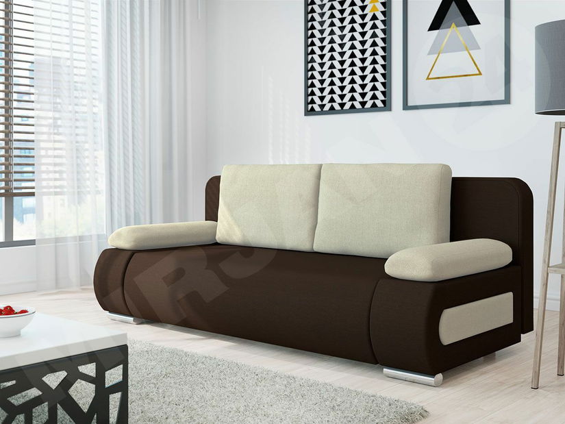 Pohovka trojsedačka Ernas (hnedá) *výpredaj 