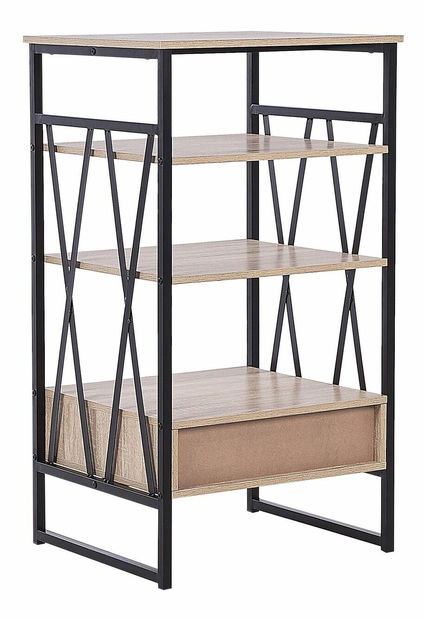 Regál Keeza (világos fa)