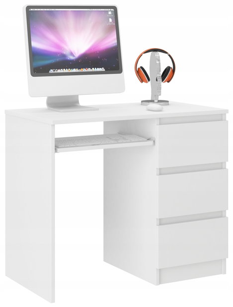 PC stolík Nubro (biela) (P)