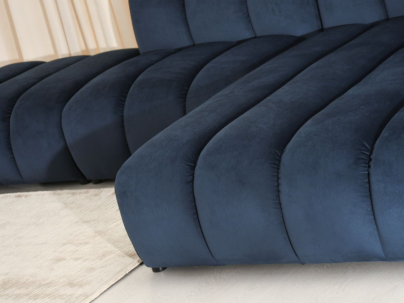 Rohová sedačka Organice (čierna)