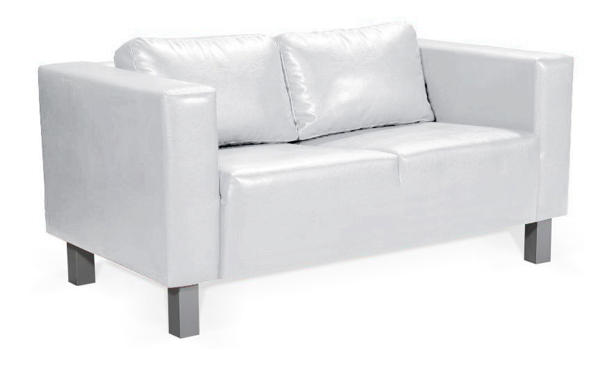 Canapea două locuri Valiano II (Alb)