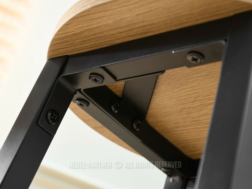 Barska stolica Fukando (hrast + crna)