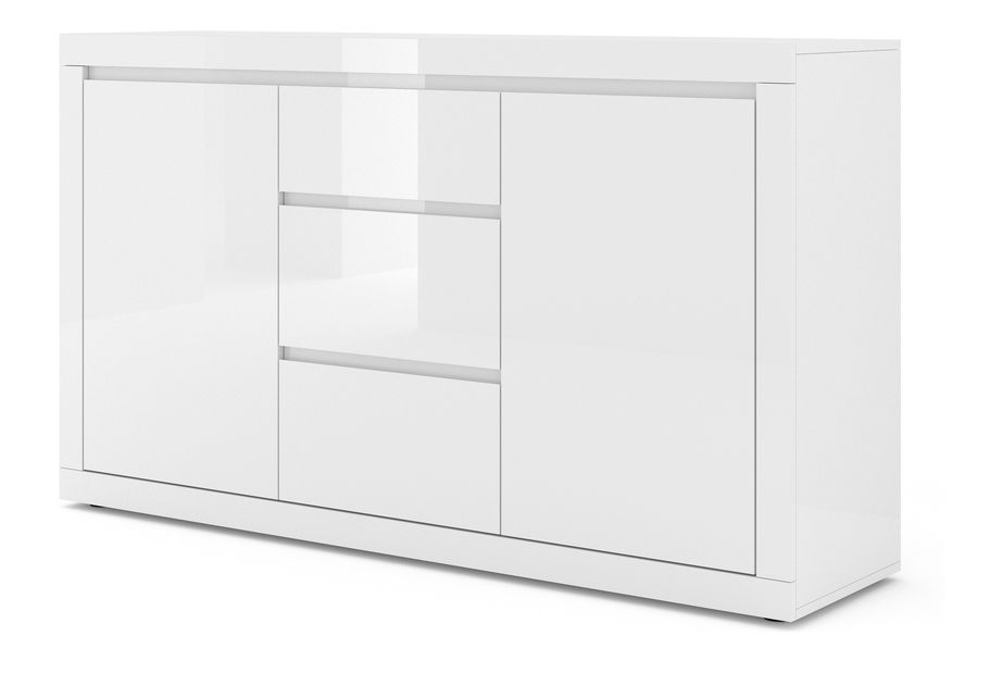 Komoda Belic 3 (bijela sjajna)