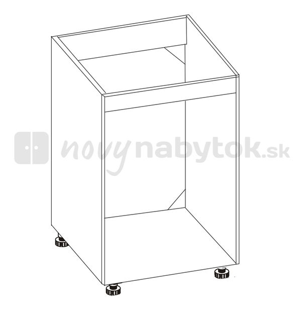Dolná kuchynská skrinka Fenix D8Z/50