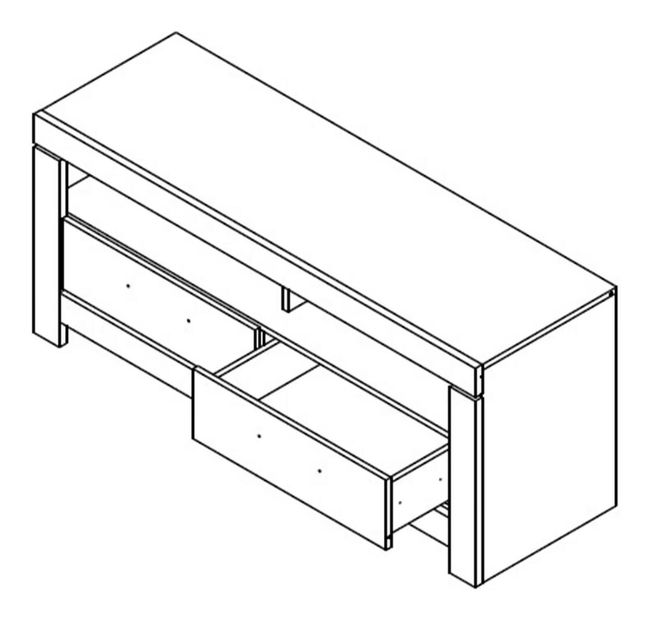 TV ormarić Bloquearon (bor canyon + hrast karabela) 