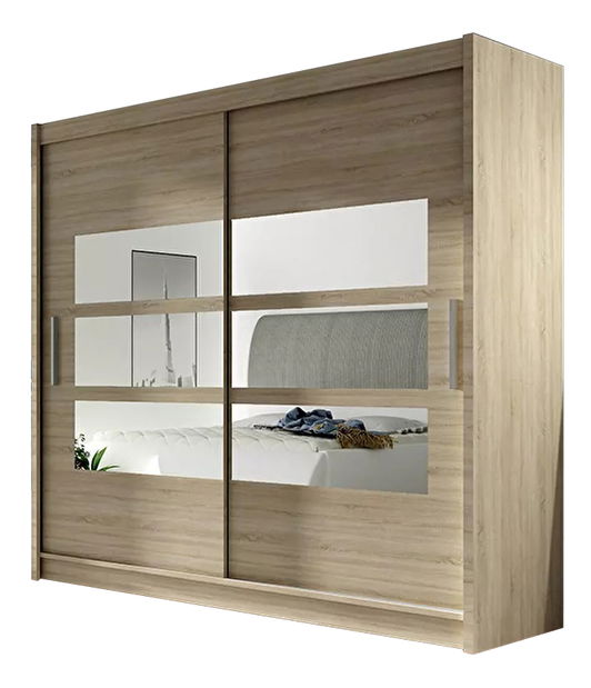 Šatníková skriňa Baker III (dub sonoma)