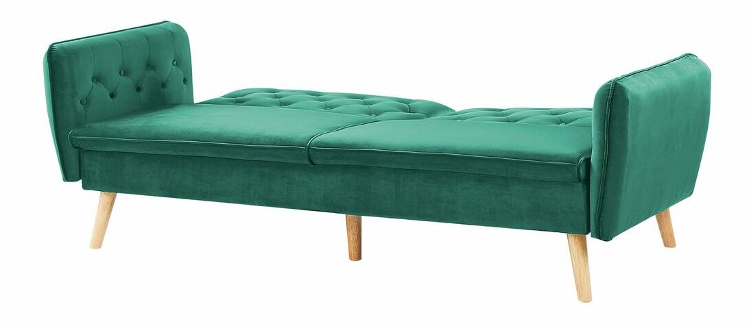 Háromszemélyes kanapé BORODA (sötétzöld)