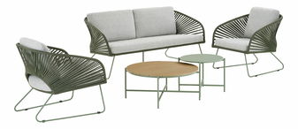 Set de grădină Neavetaora 2 (gri + verde)