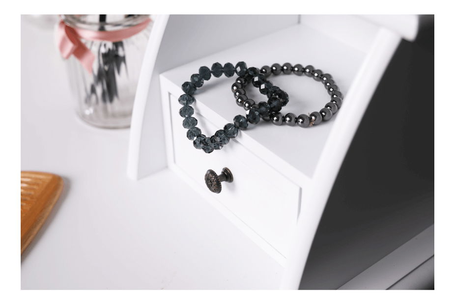 Toaletný stolík Rodno (biela)