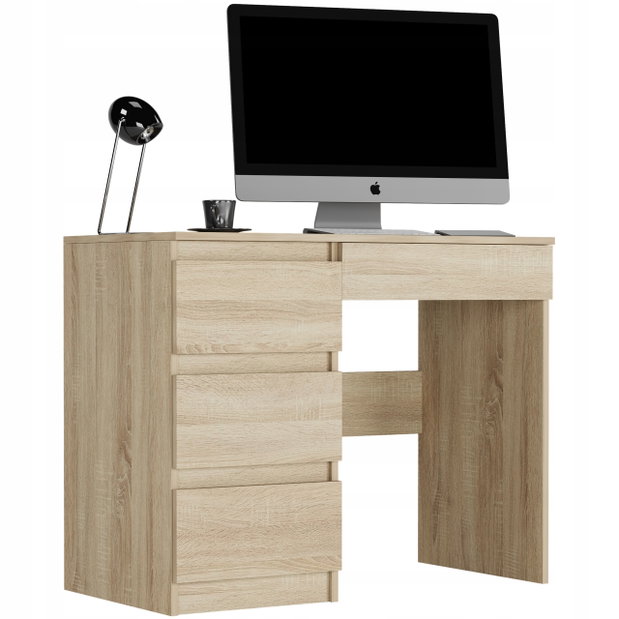 PC stolík Noxar (dub sonoma) (L)