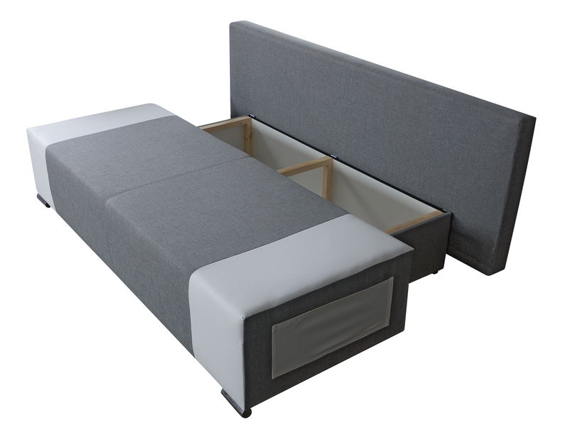 Canapea trei locuri Raggo (Violet+ Alb)